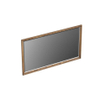 Forzalaqua Reno 2.0 spiegel 140x80cm Rechthoek zonder verlichting met frame Massief Eiken Castle Brown SW492599