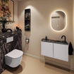 MONDIAZ TURE-DLUX Meuble toilette - 80cm - Cale - EDEN - vasque Lava - position droite - 1 trou de robinet SW1103703