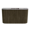 Mondiaz JOYA-DLUX 73.2cm toiletmeubel - ronding links en rechts kleur Shadow - Wastafel FAYE positie Midden Zonder kraangat kleur Sombra. SW1425237