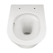 Wiesbaden Vesta Tornado WC suspendu rimless avec chasse d'eau Tornado et revêtement nano avec abattant WC Shade slim softclose et quick release finition brillante blanche SW856603