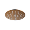 Fortifura Calvi Inbouw Regendoucheset - thermostatisch - wandarm - glijstang - geïntegreerde wandaansluitbocht - 25cm hoofddouche - ronde handdouche - metalen doucheslang - geborsteld koper PVD (Koper) SW1480898