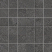 Terravito Solido mozaïektegel - 29.6x29.6cm - 8mm - gerectificeerd - Natuursteen look - Zwart SW863144