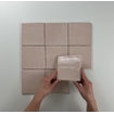 SAMPLE Terravito Viondo wandtegel - 13x13cm - 10mm - Vierkant - Roze Glans SW735958