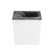 MONDIAZ TURE-DLUX Meuble toilette - 40cm - Talc - EDEN - vasque Lava - position droite - 1 trou de robinet SW1103636