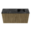 Mondiaz JOYA-DLUX 80cm toiletmeubel - kleur Dusk - Wastafel FAYE positie Rechts 1 kraangat kleur Lava. SW1423249