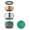 GROHE aérateur économie d'eau M24x1 filetage extérieur 0438979