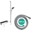 Hansgrohe Pulsify thermostaat met glijstangset 90cm 10.5cm 3jet chroom SW651035