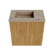 Mondiaz JOYA-DLUX Meuble de toilette 40cm - couleur Chêne - Lavabo FAYE position Gauche Sans trou de robinet couleur Arène SW1423866