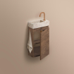 Clou InBe Fonteinonderkast - 36x55x18cm - rechts - donker eiken SW1209482