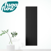 FugaFlow Eccelente Arredo Hoge Kast - 120x34.5x34.5cm - 1 deur - mat grijs - MDF - Black Friday - SW1123244