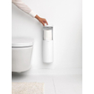 Brabantia MindSet Porte-rouleau de rechange - 2 rouleaux - mineral fresh blanc SW721492