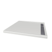 Xenz Easy Tray douchevloer - 100x100x5cm - acryl - zonder gootcover - wit SW379282