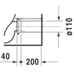 Duravit Starck 2 cuvette pour réservoir apparent vario avec fixation dissimulée sans réservoir blanc 0295871