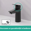 Hansgrohe Logis Robinet de lavabo 100 coolstart sans vidage mat noir SW918392