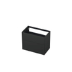 INK Meuble sous-lavabo - 80x45x65cm - 2 tiroirs - push to open - avec façades rapportées droites - laqué MDF - Anthracite mat SW352517