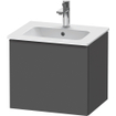 Duravit D-Neo wastafelonderkast 51x44x40.2cm 1 lade Grafiet Mat SW640827