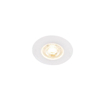QAZQA Ulo Spot encastrable - set de 3 - 8,2x8,2cm - LED incluse - 3 niveaux de gradation - IP44 - rond - blanc mat SW1210159