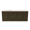 Mondiaz JOYA-DLUX 100cm meuble de toilette - couleur Shadow - Vasque FAYE position Gauche Sans trou de robinet couleur Meli. SW1424900