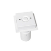 QAZQA Ducha badkamer plafondlamp - 10x10cm - 1 spot - IP44 - vierkant - mat wit SW1187231