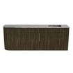 Mondiaz JOYA-DLUX 111.6cm toiletmeubel - ronding links kleur Shadow - Wastafel FAYE positie Rechts Zonder kraangat kleur Sombra. SW1425232