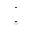 Sjithouse Furniture lampe globe plafond suspendu modèle rond 12cm 4000k noir mat SW723429