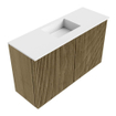 Mondiaz JOYA 70cm toiletmeubel - kleur Dusk - Wastafel FAYE positie Midden 1 kraangat kleur Talc. SW1421557