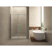 Wiesbaden Slide porte coulissante de niche 1700 x 2000 x 8 mm verre clair nano/chrome SW295943