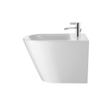 Robinet baignoire sur pied Hansgrohe Vivenis avec ensemble de douchette blanc mat SW640380