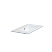 HR badmeubelen Gala Lavabo - 81x46x2cm - 0 trous de robinet - céramique blanche SW235648