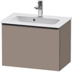 Duravit D-neo Meuble sous vasque 61x37.2x44cm 1 tiroir Basalte mat SW641149