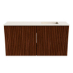 Mondiaz JOYA-DLUX Meuble de salle de bains - 80cm - couleur Ruby - Vasque FAYE position Droite 1 trou de robinet couleur Meli SW1425348
