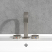 Villeroy & Boch Dawn ensemble de robinet à 3 trous - Nickel brossé mat (inox) SW974336