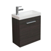 Xellanz Emma meuble lave-mains + lavabo 50 x 25 x 50 cm veinure bois gris SW95798