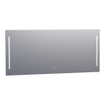 BRAUER Pyrite miroir - 160x70cm - rectangulaire - avec éclairage LED direct avec fonction de variation et commande tactile SW278194