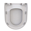 Saniclass Abattant de WC - déclipsage rapide & frein de chute - parfaitement adapté aux cuvettes de WC Villeroy & boch Subway 2.0 - blanc SW730701