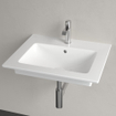 Villeroy & Boch Venticello Lavabo face inférieure meulée avec 1 trou pour robinetterie percé 60x50cm (3 trous possibles) avec trop plein blanc 1025156