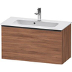 Duravit D-neo Meuble sous vasque 81x37.2x44cm 1 tiroir Noyer mat SW640770