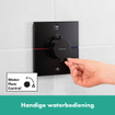 Hansgrohe Showerselect Comfort E thermostatique encastrable pour 2 fonctions mat noir SW917869