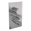 BRAUER Chrome Edition Regendoucheset inbouw - hoofddouche 20cm - gladde knop - inclusief inbouwdeel - handdouche staaf 1 stand - glijstang - chroom SW538385