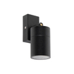 QAZQA Solo Applique murale set - 1 lampe - 6cm - y compris ampoule LED dimmable - IP44 - Cylindre - Noir SW1477255
