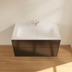 Villeroy & Boch Finion meuble sous-lavabo - 99.6x59.1cm - 2 tiroirs Black matt SW479515