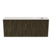 Mondiaz JOYA 100cm meuble de salle de bains WC - couleur Shadow - Vasque FAYE position Droite 1 trou de robinet couleur Talc. SW1421445