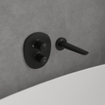 Villeroy & Boch Antao Mitigeur thermostatique encastré avec robinet d'arrêt - noir mat SW974285