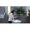 Hansgrohe Robinet de lavabo Talis - 21 cm - bec haut - bec pivotant - vidage à bouton-poussoir - chrome 0450945