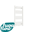 FugaFlow Eccelente Acces badkamer radiator 60x100cm recht middenaansluiting 424watt wit SW1123175