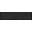 Terravito Pavero carreau mural - 7,5x30cm - 8,6mm - Rectangulaire - Noir mat SW359849