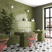 Terravito Ardeno Koko Voor wandtegel - 150x50cm - 8mm - Groen SW1150797