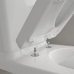 Villeroy & Boch O.novo Compact cuvette WC à poser pour réservoir attenant à chasse profonde DirectFlush 36x61cm - ceramic+ sans réservoir blanc SW68866