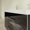 Villeroy & Boch Avento Meuble sous-lavabo 97.6x51.4cm 2 tiroirs Crystal black SW479483