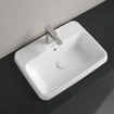 Villeroy & Boch Architectura Lavabo encastré - 600 x 450 x 170 mm - Blanc Alpin CeramicPlus - avec trop-plein - non poli SW762325